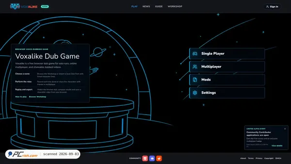 voxalike.com Screenshot