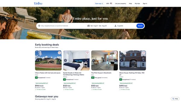 vrbo.com screenshot