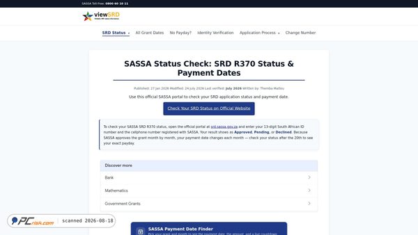 vsrd.co.za screenshot