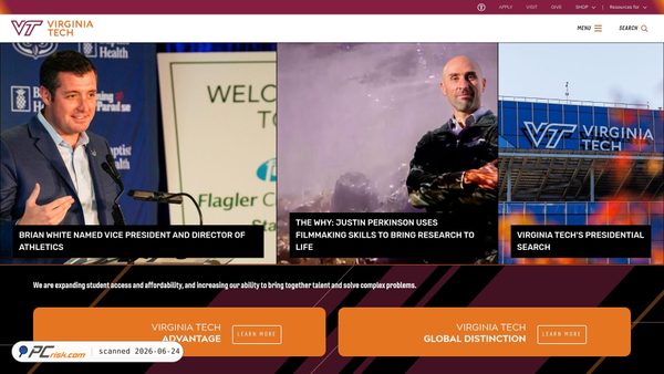 vt.edu screenshot