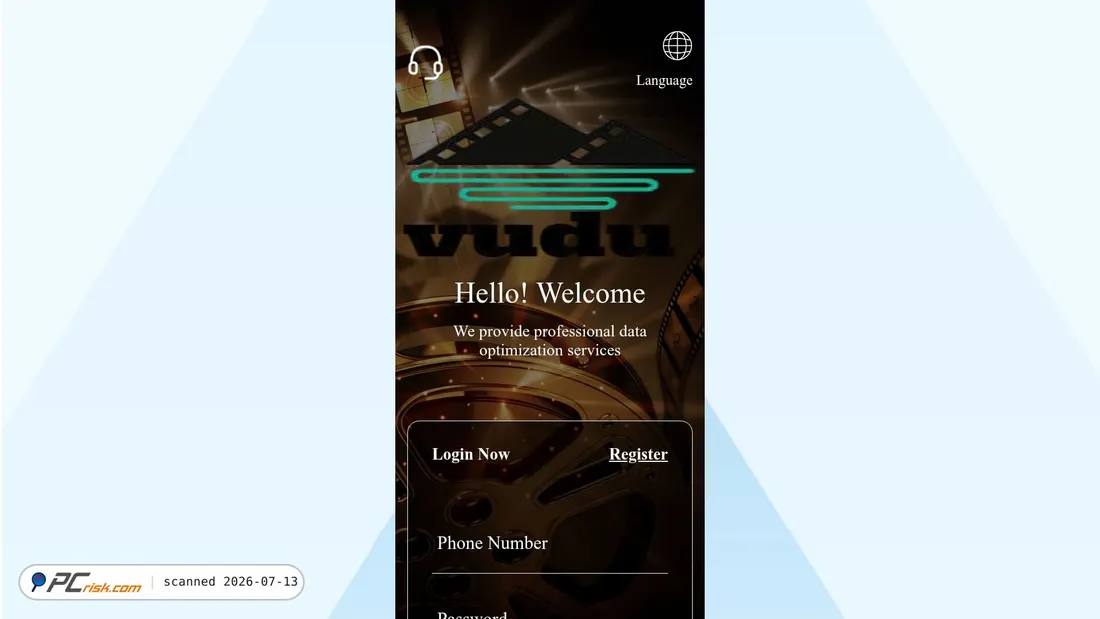 Screenshot of vudu-vip.com