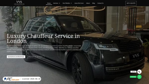 vvschauffeurdrive.co.uk screenshot