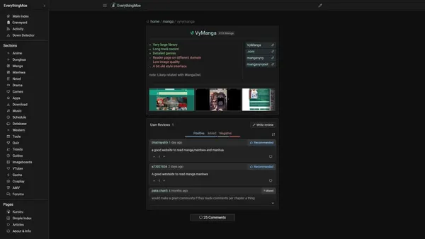 Captura de vymanga.com
