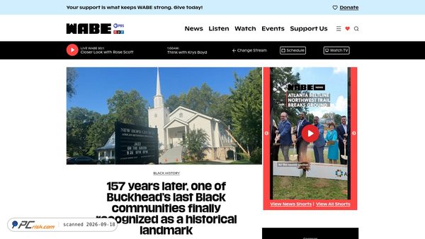 wabe.org screenshot