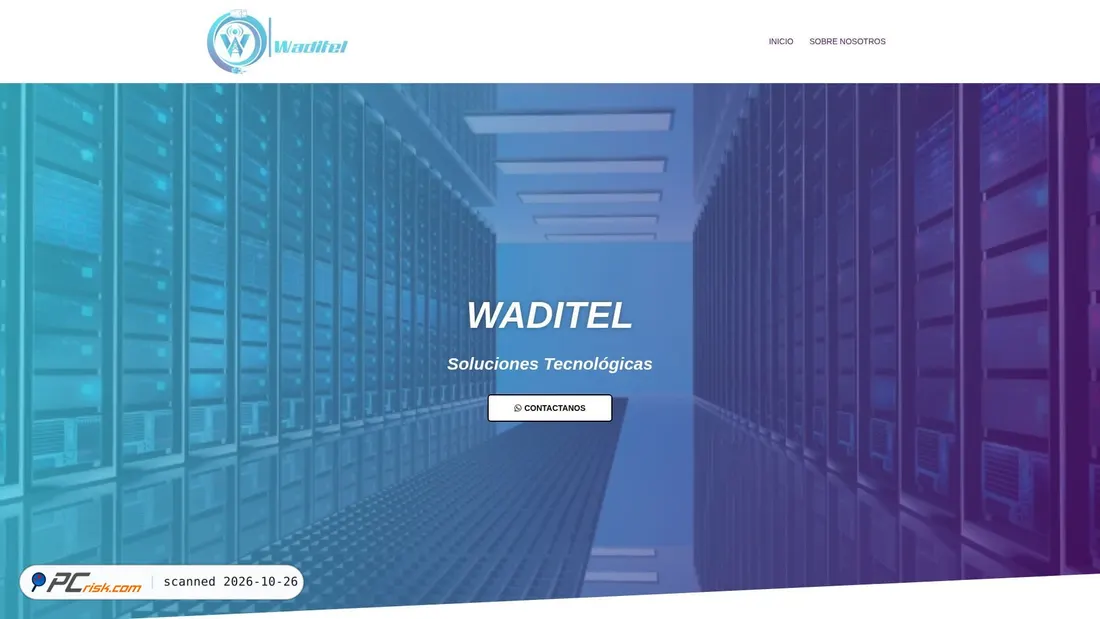 Screenshot of waditel.net