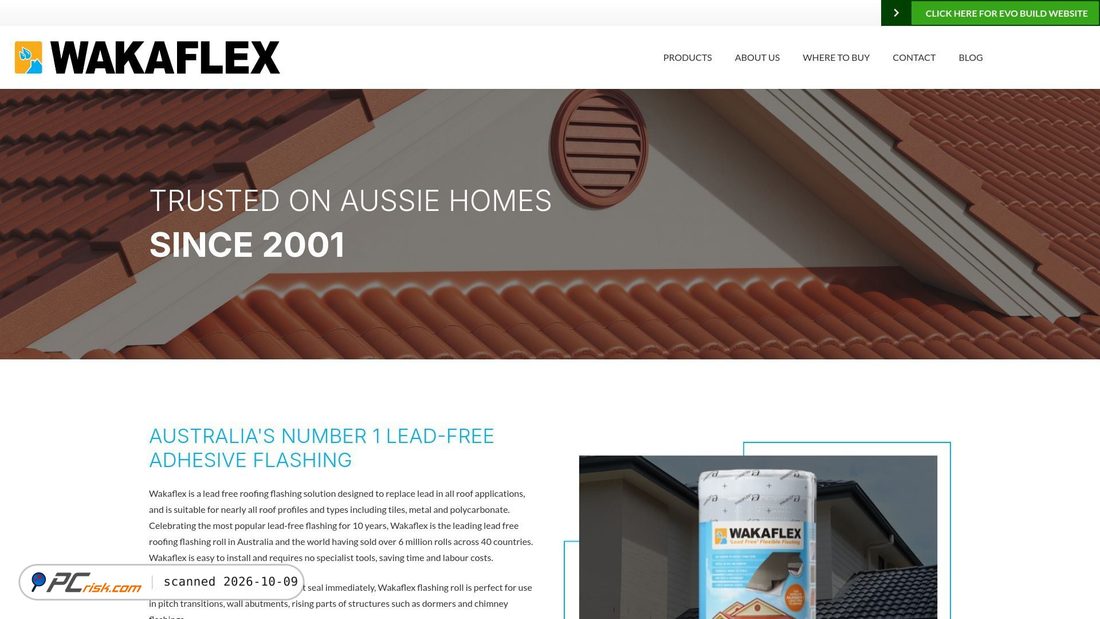 Captura de ecrã de wakaflex.com.au