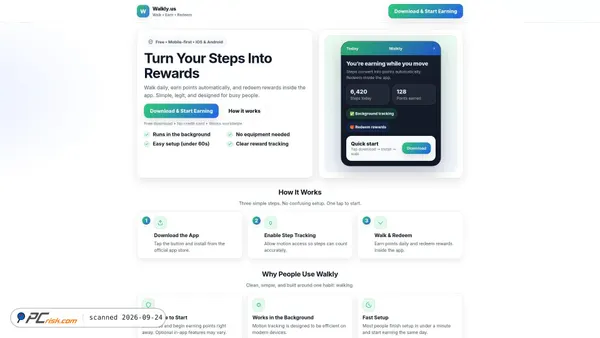 walkly.us screenshot