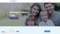Zrzut ekranu warraguldentureclinic.com.au