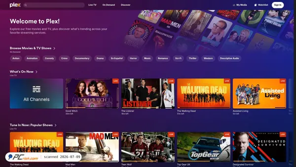 watch.plex.tv screenshot