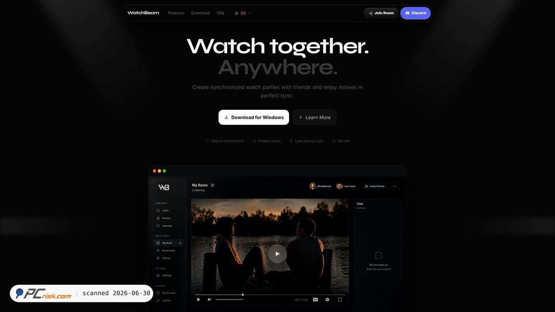 Screenshot of watchbeam.tv