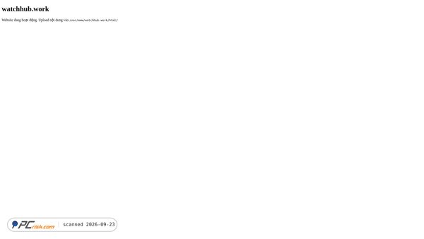 Screenshot di watchhub.work