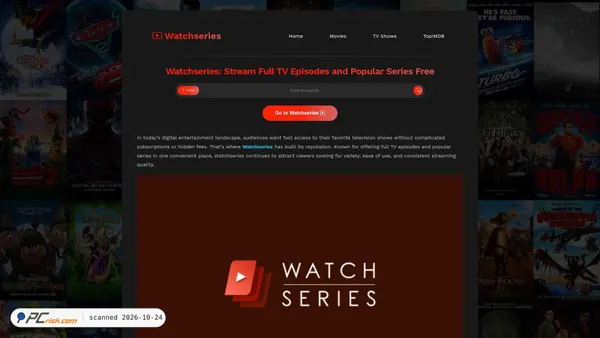 Captura de watchserie.world