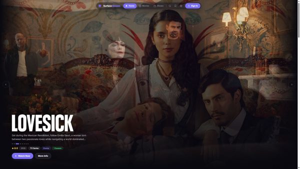 Screenshot van watchsurface.stream