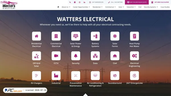 watters.com.au screenshot