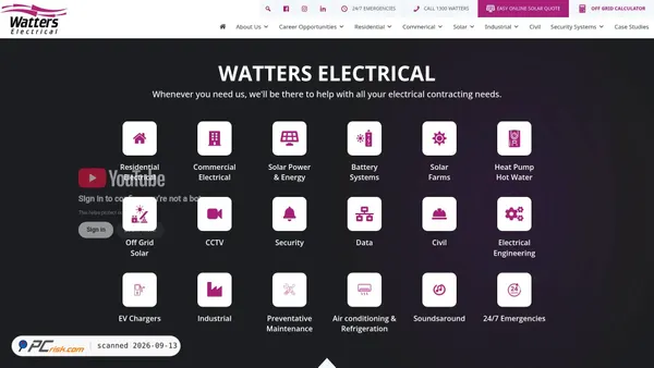 Screenshot di watters.com.au