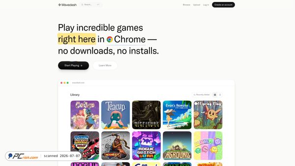 wavedash.com screenshot