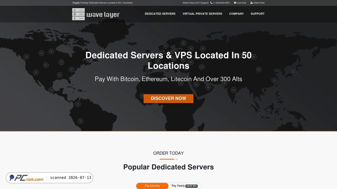 Screenshot of wavelayer.com