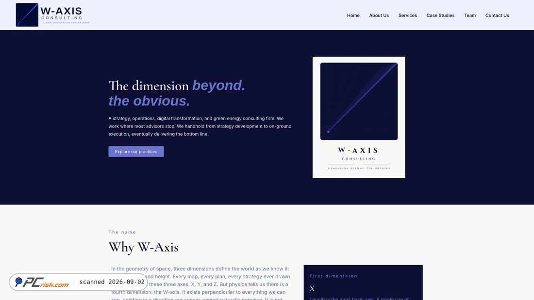 Screenshot von waxisco.com