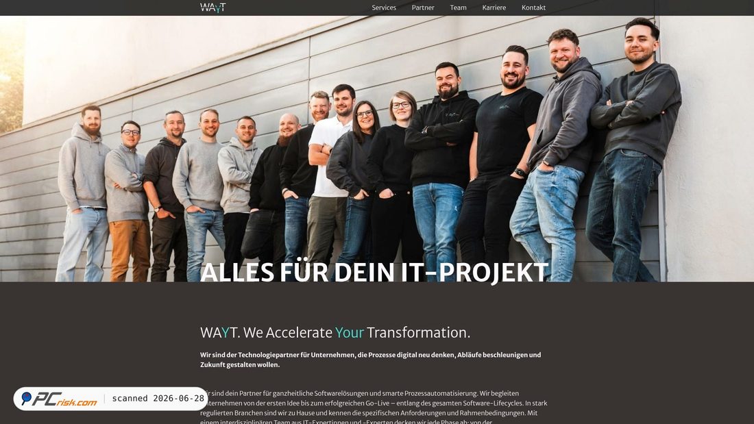 Screenshot of wayt.digital