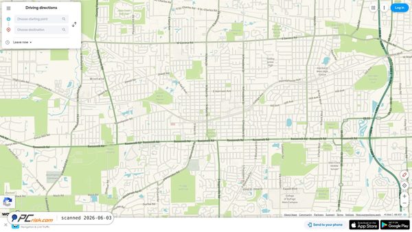 waze.com screenshot