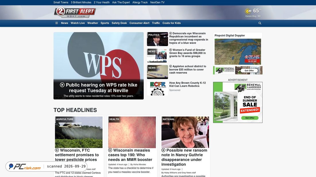 Captura de pantalla de wbay.com