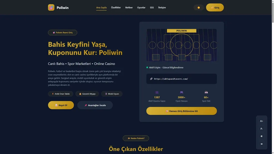 Zrzut ekranu wbtapandtavern.com