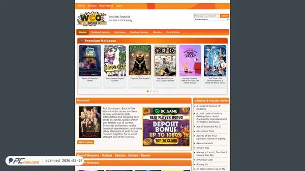 wco.tv screenshot