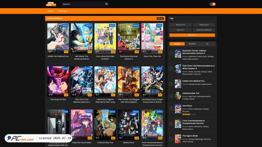 Screenshot von wcoflix.io