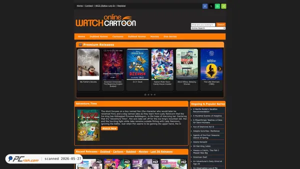 wcoflix.tv screenshot