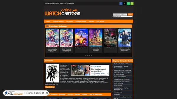 wcoflix.tv screenshot