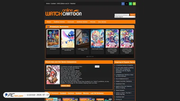 wcoflix.tv screenshot