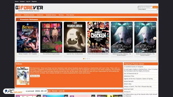 Captura de wcoforever.net