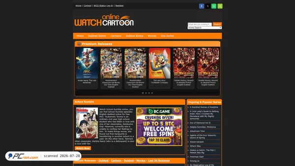 wcofun.org screenshot