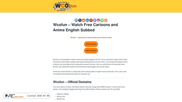 wcofun.watch screenshot