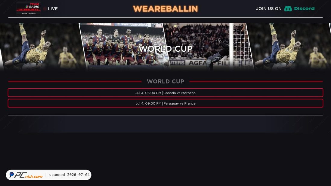 Screenshot of weareballin.tv