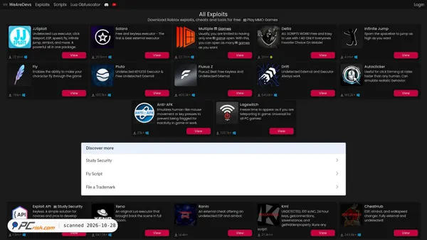 wearedevs.net screenshot