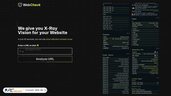 web-check.xyz screenshot
