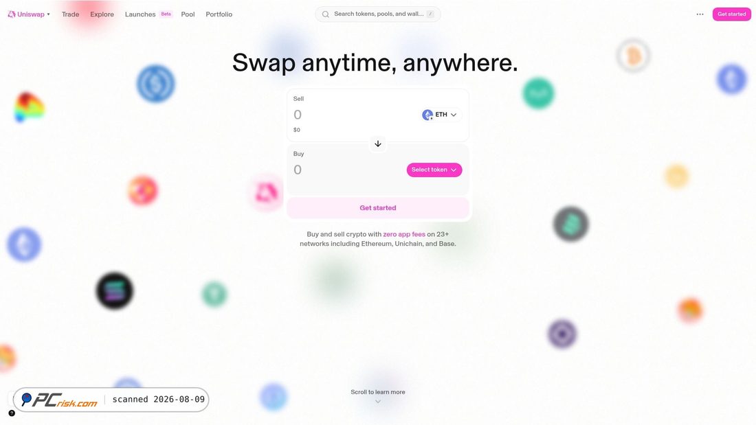 Screenshot of web-fun-checkout-prototype-uniswap.vercel.app