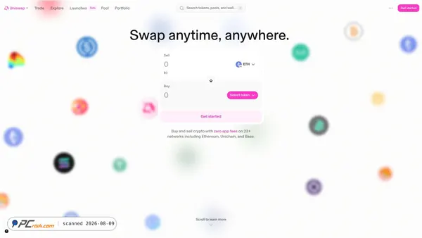 web-fun-checkout-prototype-uniswap.vercel.app screenshot