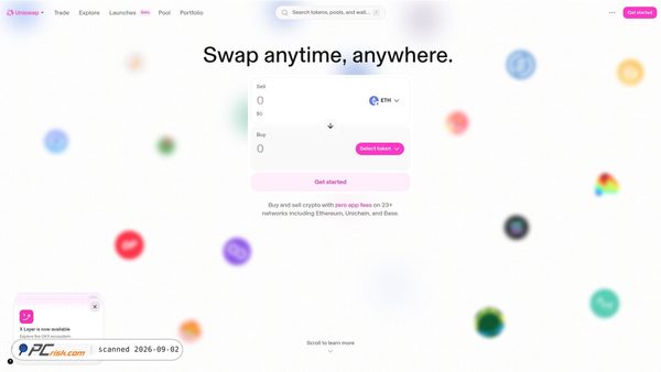 web-git-main-uniswap.vercel.app screenshot