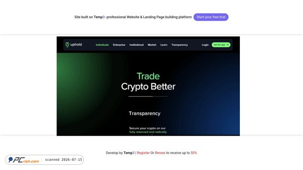 web-uphold-login-cdn.tem3.io screenshot