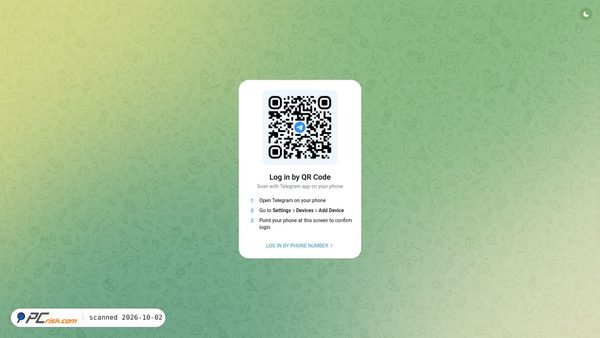 Zrzut ekranu web.telegram.org