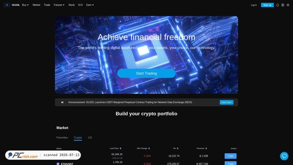 web.wolsol.com screenshot