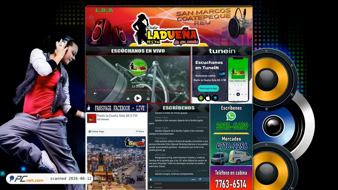 Screenshot di web.xn--radioladueafm-rkb.com