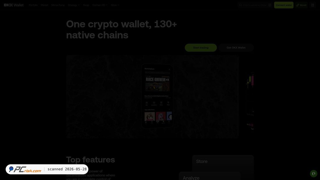 Screenshot of web3.okx.com
