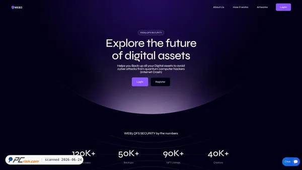 web3qfssecurity.org screenshot