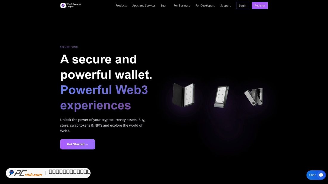 Screenshot di web3securedledger.com