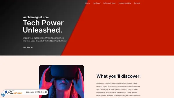 webbizmagnet.com screenshot