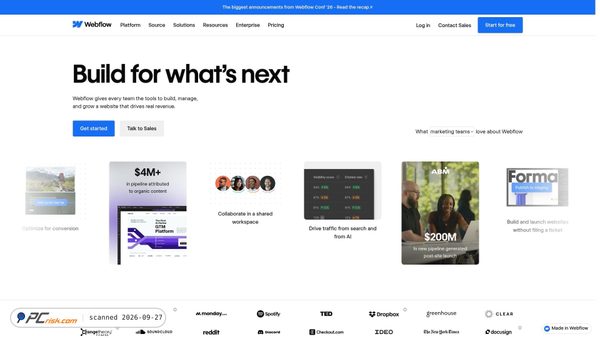webflow.io Screenshot