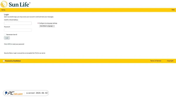webmail.sunlife.com screenshot